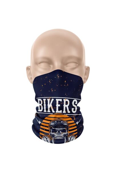 dairaksesuar قناع وجه رياضي بشريط للرقبة وشريط رأس بالاكلافا