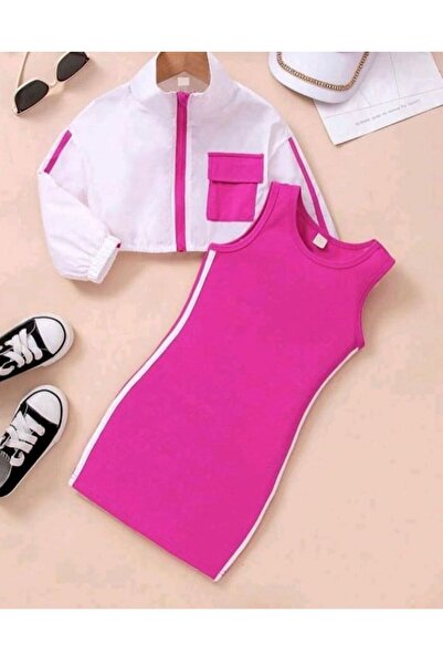 ipekkids İPEKKİDS KIZ ÇOCUK GİYİM 2Lİ KOMBİN