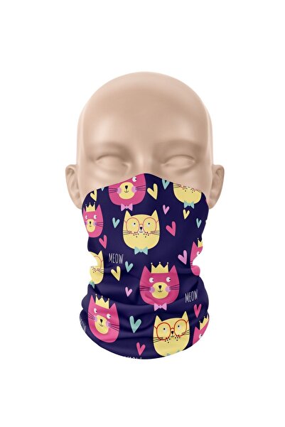 dairaksesuar قناع وجه رياضي بشريط للرقبة وشريط رأس بالاكلافا