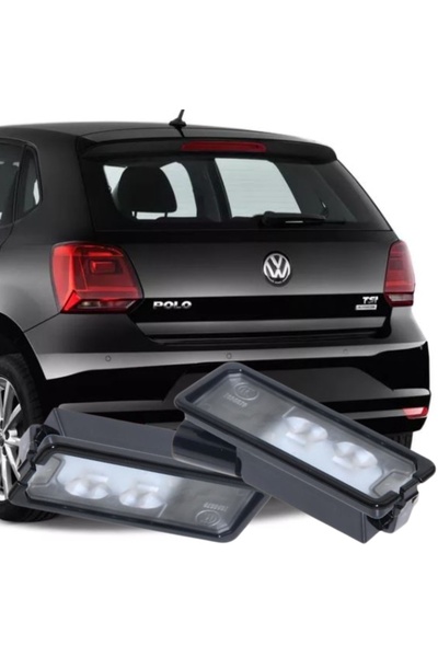VOLKSPAR POLO 2014-2017 MODEL ARASI UYUMLU BEYAZ IŞIK LEDLİ PLAKA LAMBASI TAKIM