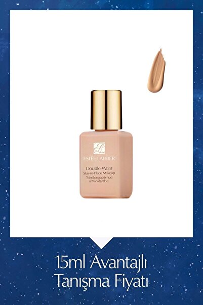 Estee Lauder Double Wear Foundation Stay-in-place, 15ml, 3n1 Ivory Beige Seya...