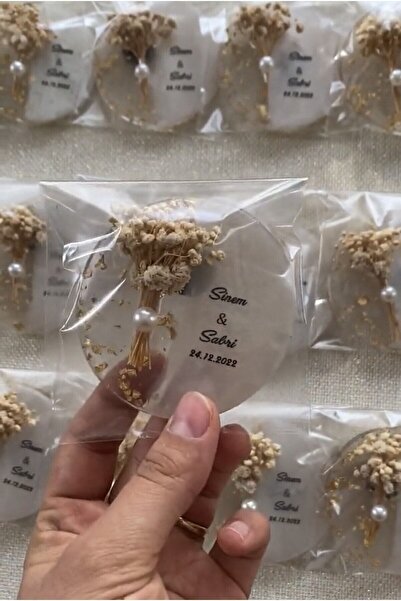 Sultan Tasarım 5 Cm - 20 Adet Düz Söz Nişan Düğün Kız Erkek Bebek Yenidoğan S...