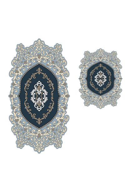 Alanur Home Set de baie din 2 piese tăiat cu laser Anthurium St 210154 gr