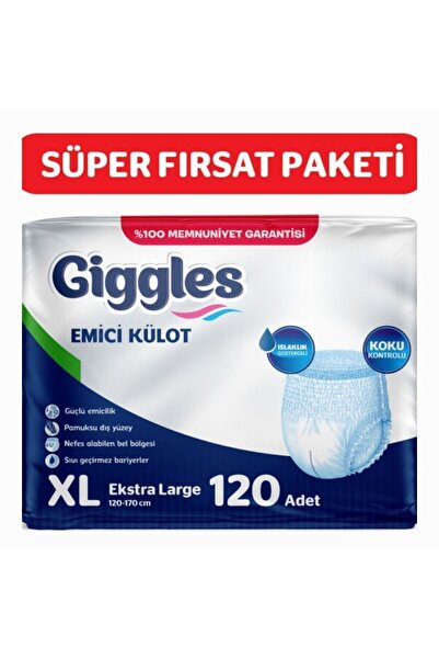 giggles Yetişkin Emici Külot Extralarge 30'lu 4 Paket 120 Adet