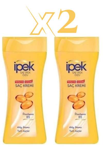 İpek Saç Kremi Tüm Saçlar 450 ml x 2 Adet