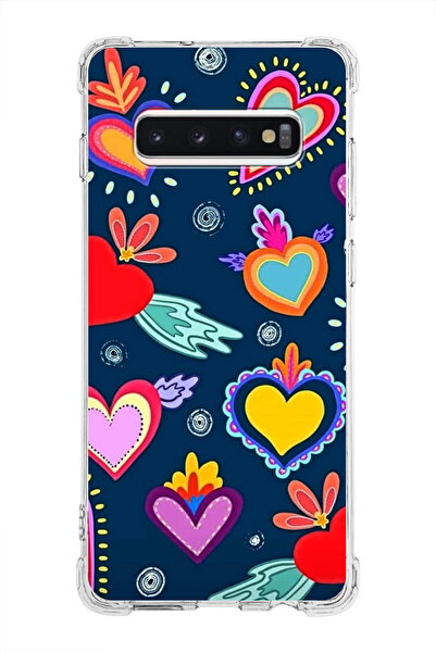 PrintiFy حافظة مضادة للصدمات متوافقة مع هاتف سامسونج جالاكسي S10 بلس مع حماية...