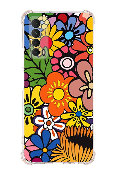 PrintiFy حافظة مضادة للصدمات متوافقة مع هاتف Huawei P Smart 2021 مع طباعة Ret...