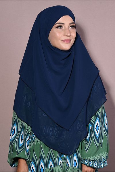 Nowa Scarf Hijab Medium Size Ready Chiffon Souffle Khimar