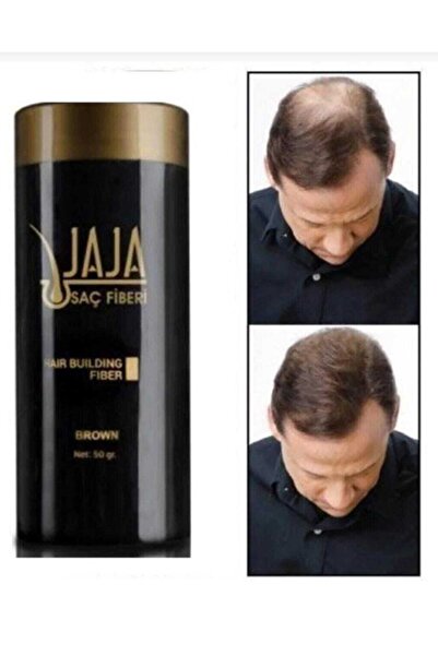 CANSIN Jaja Building Fibers Brown Dolgunlaştırıcı Topik Saç Fiberi Kahverengi...