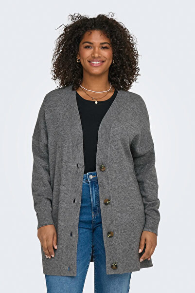 Only Carmakoma CARESLY LS Button Cardigan - KNT NOOS