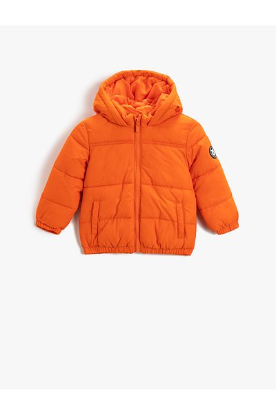 Koton Orange Baby Coat 3wmb20011tw