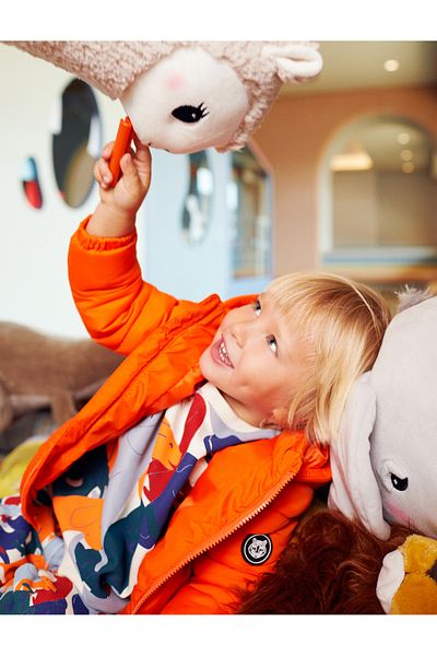 Koton Orange Baby Coat 3wmb20011tw