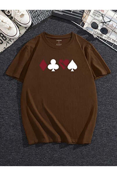 BEGRİFF تي شيرت للجنسين مطبوع عليه قلب مكسور