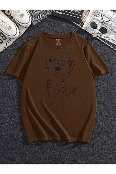 BEGRİFF Λευκό μπλουζάκι Unisex Cat Printed