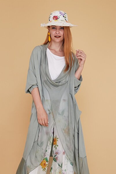 Park Moda 8783 Ipek Detaylı Şal Bluz