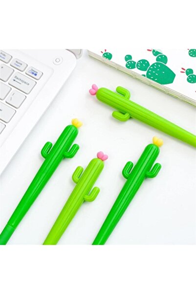Şeker Ofisi Sevimli Kaktüs Jel Mürekkep Kalem Sevgiliye Hediye