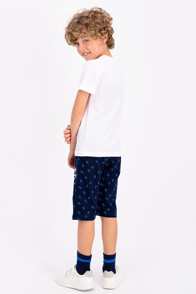 ROLY POLY Білий комплект капрі для хлопчиків - Rolypoly Crab