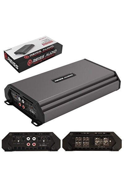Genel Markalar RS-Q60.4 Oto Anfi Stereo 4X60 Watt 4 Kanal