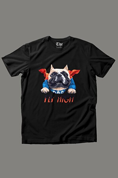 The Baski Crni pitbul, američki buli pas Štampano kratkih rukava za decu T-shirt