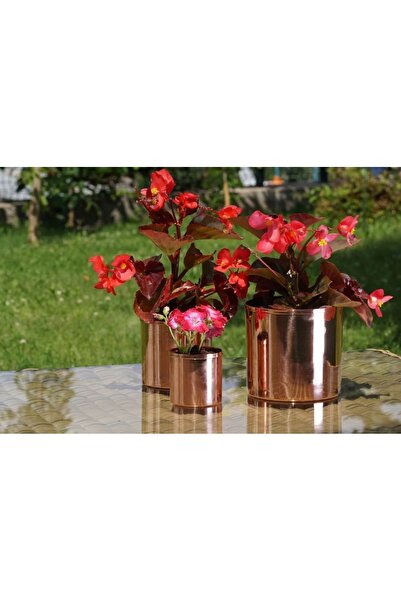Bakır Concept Bakır Saksı Takımı 3'lü Bakır Renk