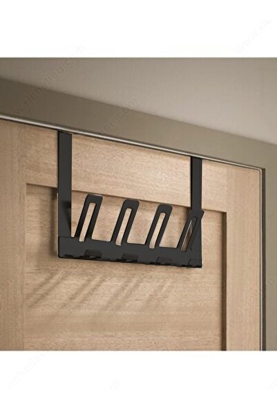 Hobi Demir Sanat Siyah Metal Kapı Arkası Askılık