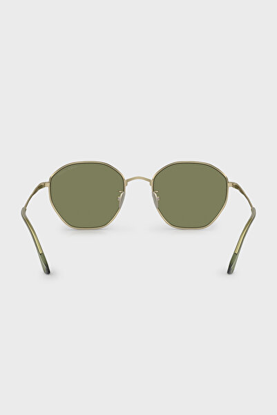 Giorgio Armani Man Square Sunglasses- Ar 6150 - Lense Size:53mm - Matte Pale Gold