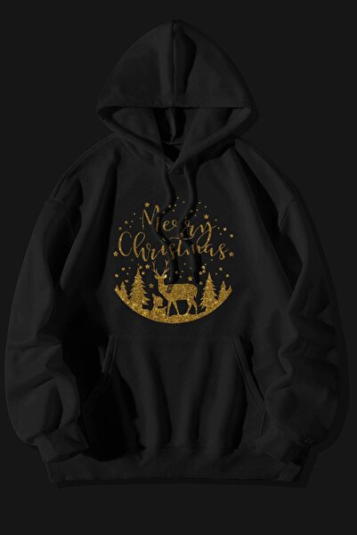 The Baski Novogodišnji božićni dizajn od zlatne folije Štampano 100% pamuk Un...