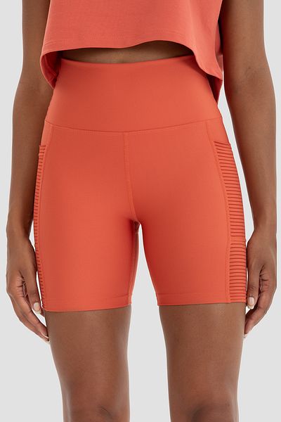 Superstacy Wawel Mesh Detailed Tile Cycling Shorts