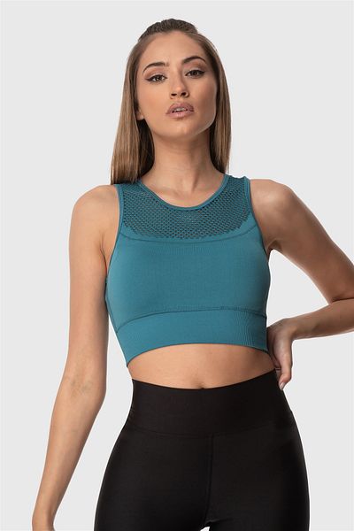 Superstacy Petrol Color Sports Bustier