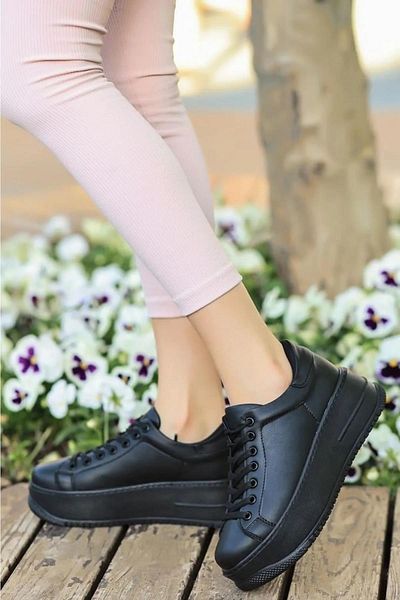 Papuçsepeti Papuç Sepeti 2596 Pantofi de damă casual cu toc înalt