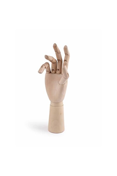 Art & Art 25 cm Wooden Model Mannequin - Right Hand Wrist