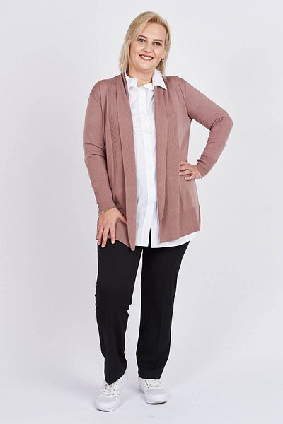 Büşra Triko Women's Powder Long Sleeve Knitwear Cardigan 3997222