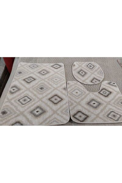 İpek Halı 3lü Klozet Takım