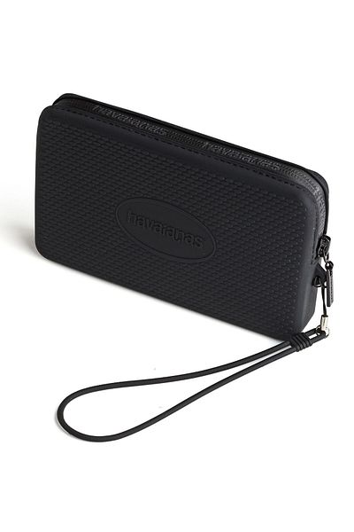 Havaianas Mini Bag Logo Μαύρη τσάντα παραλίας