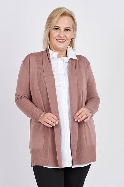 Büşra Triko Women's Powder Long Sleeve Knitwear Cardigan 3997222