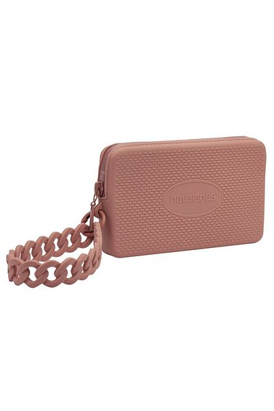 Havaianas Μίνι τσάντα ροζ τσάντα παραλίας με αλυσίδα