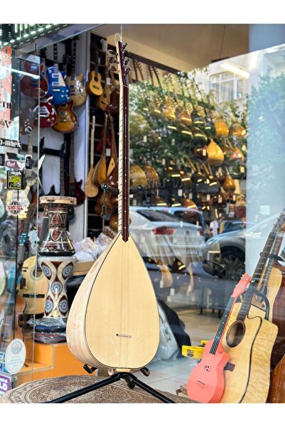 PENA MÜZİK Uzun Sap Tam Profesyonel Kelebek Bağlama 42 Tekne Jak Girişli