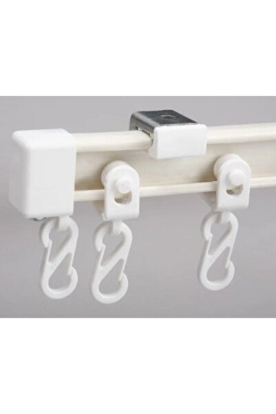 BSTbilişim Esnek Oryantal Kıvrılıp Bükülen Perde Rayı Korniş Sistemi Esnek Ko...