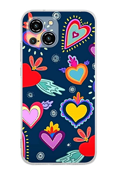 PrintiFy Retro Color 3 Camera Protection Transparent Case Compatible with Reeder S23 Pro Max