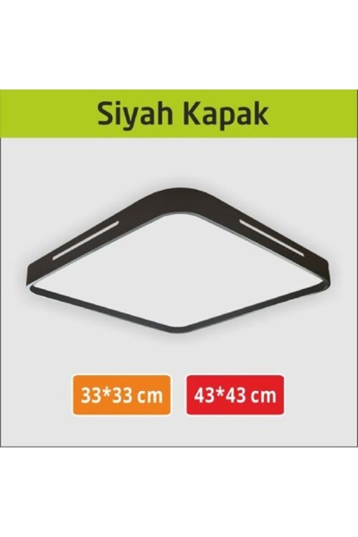 ERBAY 43x43 Sıva Üstü Led Armatür Dekaratif Tavan Armatür