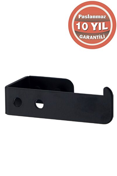 ÇELİK BANYO Paslanmaz Çelik Paris Tuvalet Kağıtlık Mat Siyah