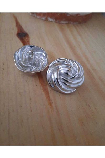 İMREN AKSESUAR Free Nickel 2.5 cm Metal Button - Hanger Coated, 1 Pack 6 Pieces