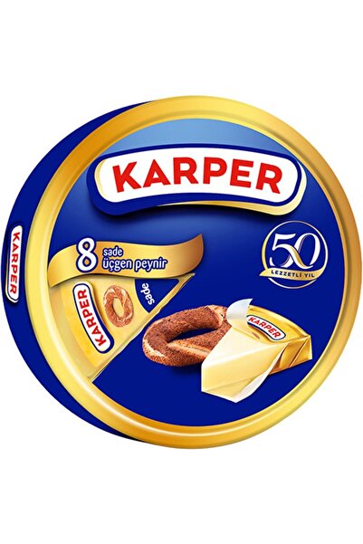 Karper Sade Üçgen Peynir 12 X 8'li 100 Gr