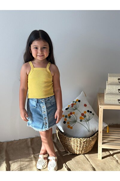 BAHNUR Sarı Renk Bebek Krop