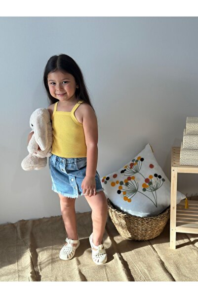 BAHNUR Sarı Renk Bebek Krop