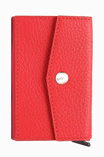 OKAVANGO Unisex Genuine Leather Polite Card Holder - Men's and Women's Wallet 612