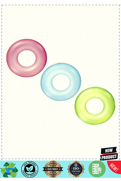OMZ 91cm Frosted Bagel - 5 Liter Girl Boy Educational Toy