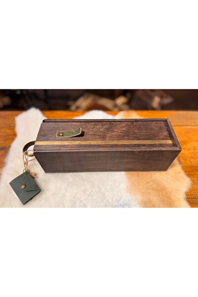 MOLOUD DESIGN ATELIER Vino 3 Ahşap Şarap Hediye Kutusu