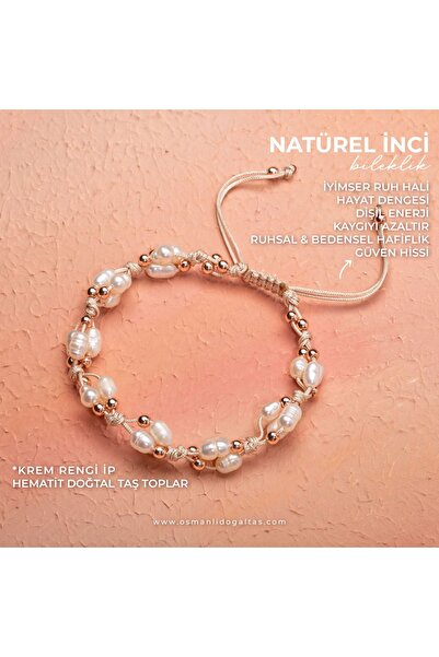 OSMANLI DOĞAL TAŞ سوار من الحجر الطبيعي المعتمد من اللؤلؤ الحقيقي