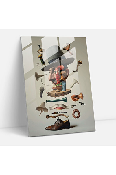 Popcas Surreal Dadaism Glass Wall Art - Dadaism, Modern Art, Dadaism Art Styl...